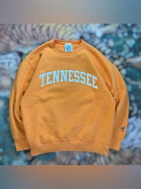 Vintage 90s University Of Tennessee Volunteers Pullover Sweatshirt USA Made L
